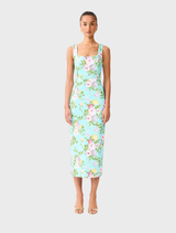 Emmeline Sequin Midi Dress - Mint Green