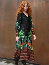 Subtle Sweet Dress - Leopard Stripe