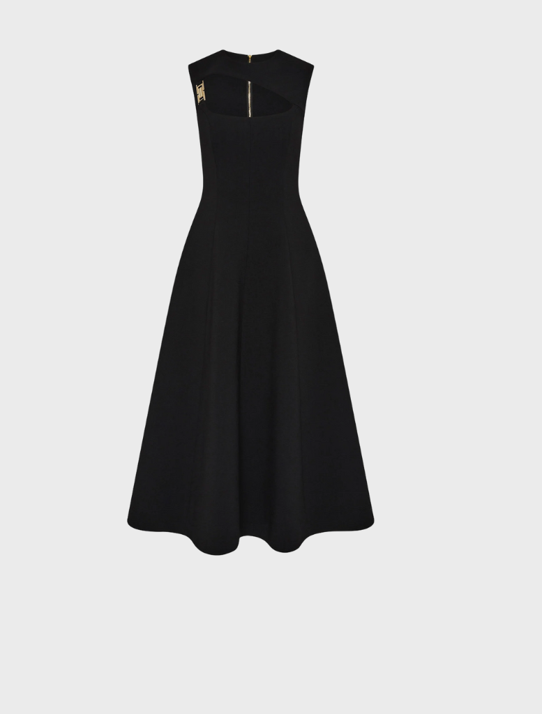 Freyja Midi Dress - Black