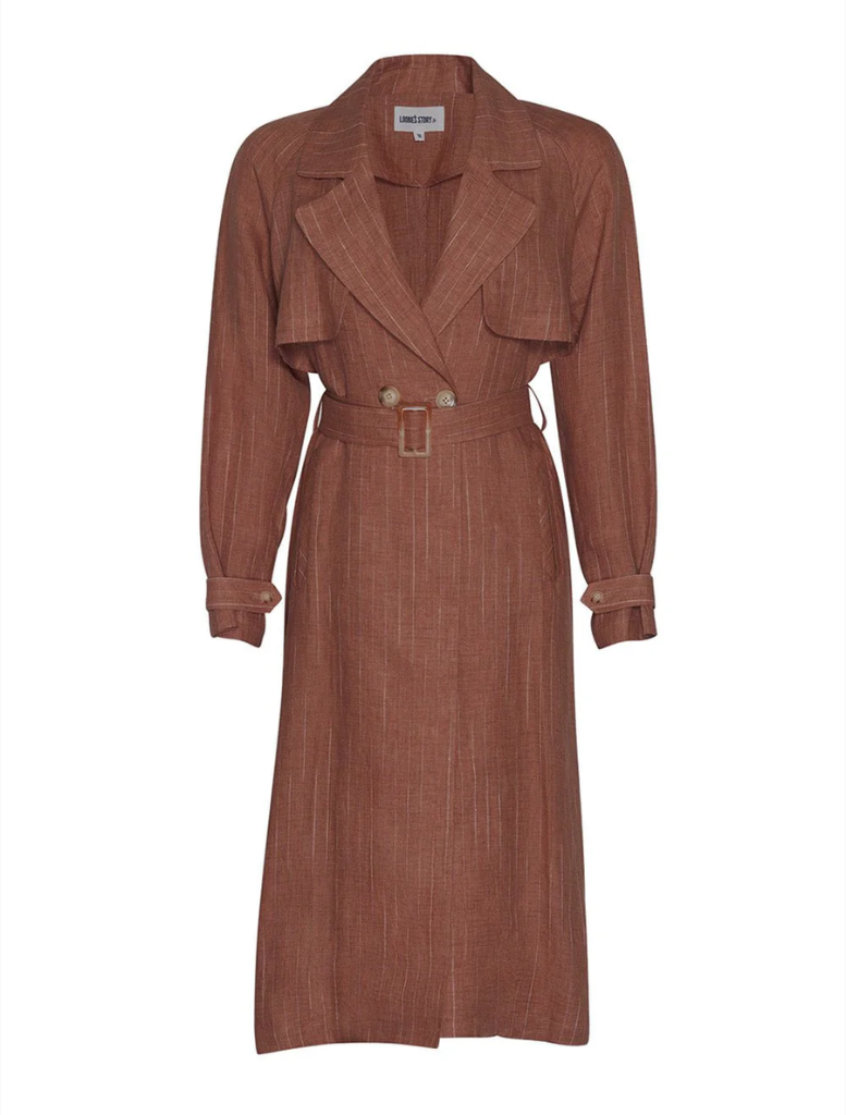 Chianti Trench Coat - Caramel