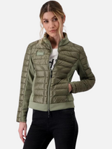 Stand-Up Collar Jacket - Green Tea