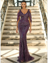 Aneta Gown - Plum