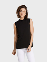 Ascot Tank Top - Black