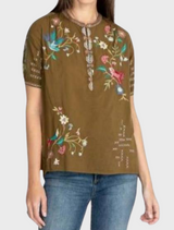 Zanzibar Short Sleeve Prairie Blouse