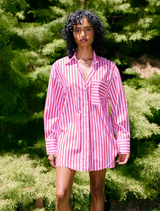 Buddy Shirt - Magenta Stripe