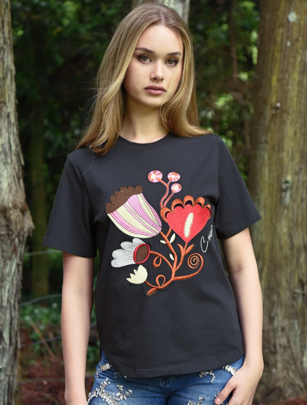 Stitch Hazel T-shirt - Black
