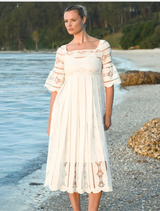 Swing Of Beauty Dress - White