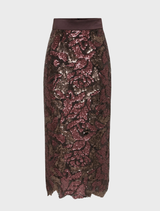 Iman Skirt - Chocolate Plum