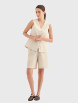 Darling Vest - Cashew