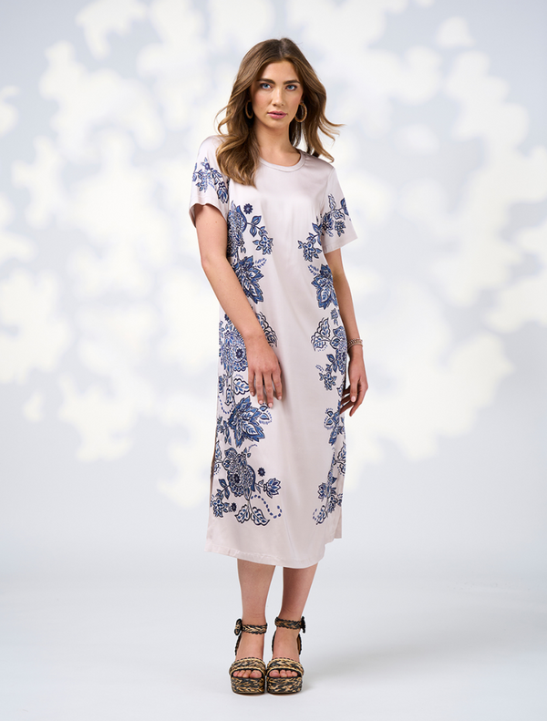 Indie Dress - 	 Bone Multi