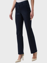 Classic Bootcut Stretch Jeans - Dark Denim Blue