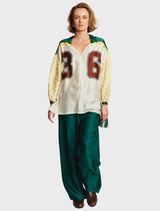 Chloe Oversized Shirt - Sporty Jade