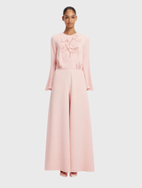 Leanne Applique Jumpsuit – Dusty Pink