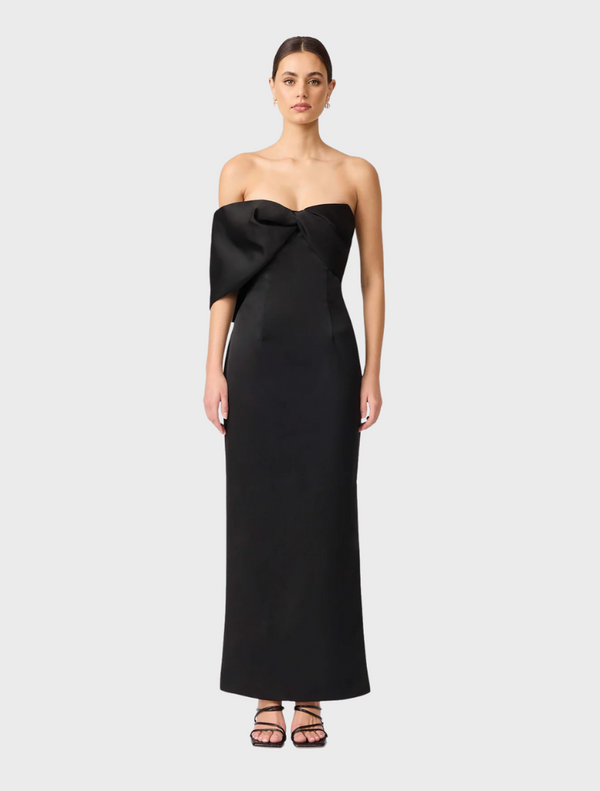 Dandelion Strapless Gown - Black