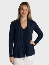 Pull On Jacket - Sapphire