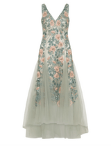 Willow Gown - Sage/Pink