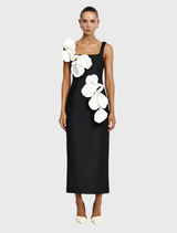 Radburn Maxi Dress - Black/Ivory