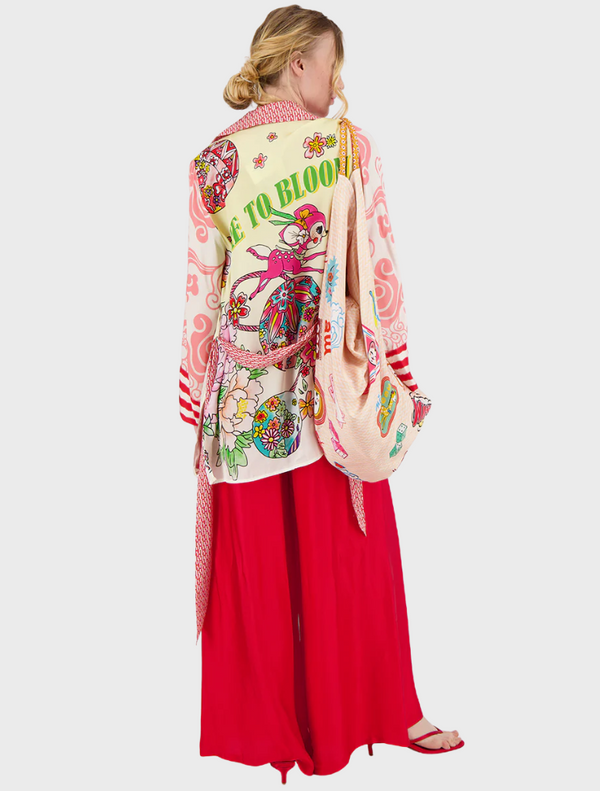 Annie Wide Leg Pant - Red