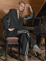 Back To Track Pant - Ink Pinstripe