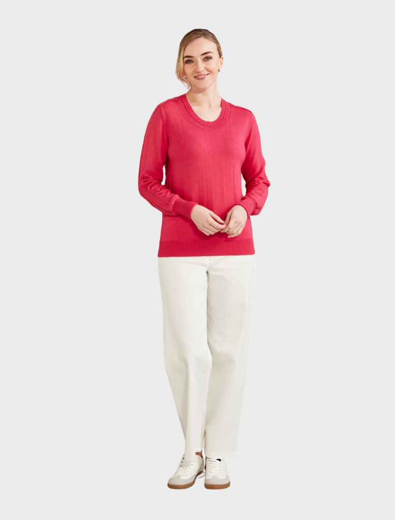 Cole Sweater - Hot Pink