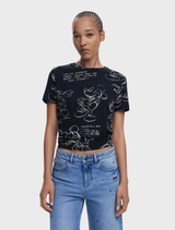 T-shirt With Short Sleeve - Black