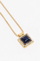 Maria Pendant Necklace - Lapis Lazuli