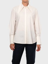 Peak Collar Shirt - Vanilla