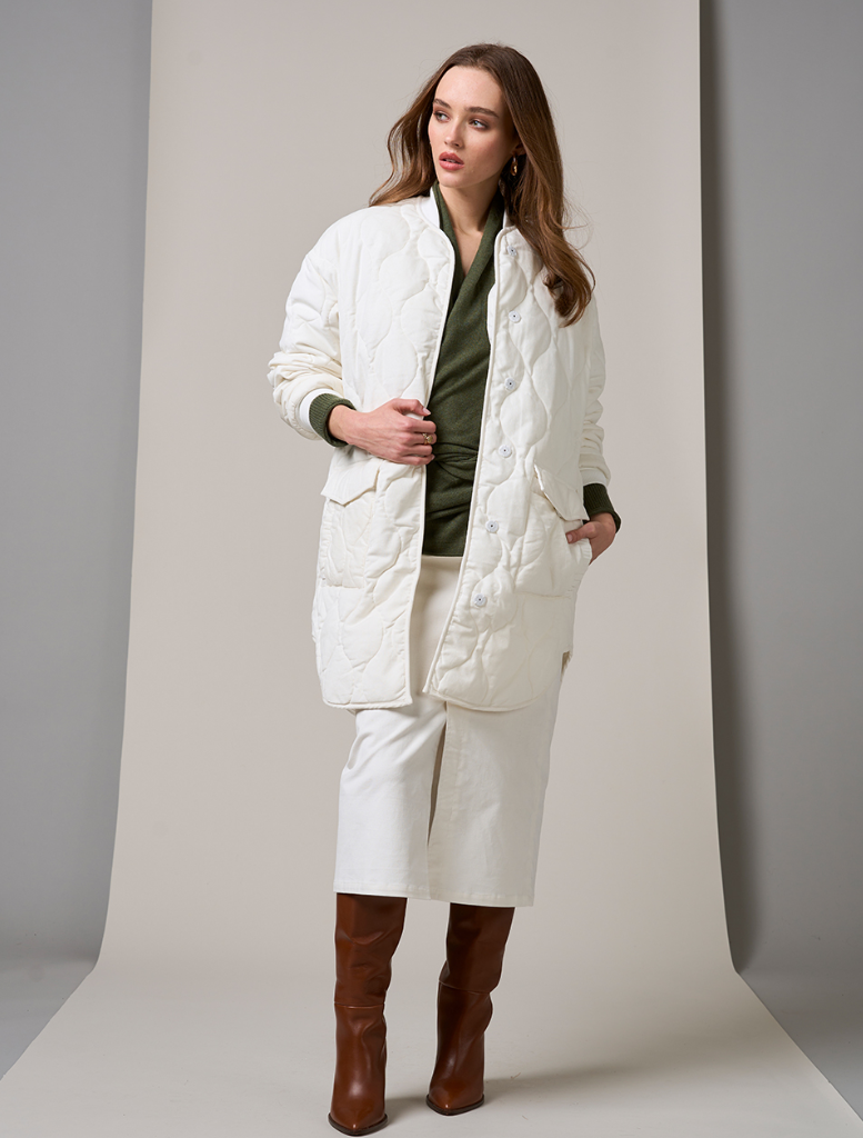Balmoral Coat - Winter white
