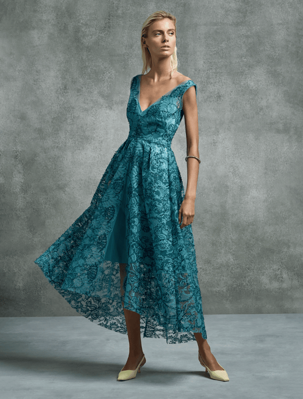 Stephanie Dress - Turquoise