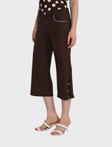Woven Denim Pant - Coconut