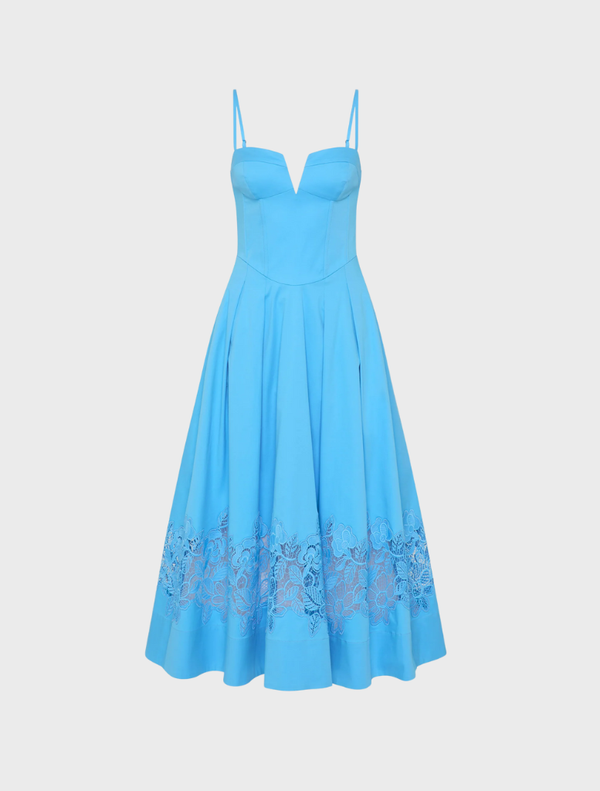 Montreux Midi Dress - Blue