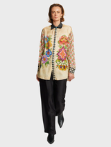 Ella Boyfriend Shirt - Jeans Lycra