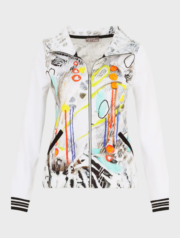 'Ca Se Celebre' Zip Jacket 25608