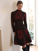 Monica A-Line - Red Black