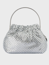 Whitney Crystal Top Handle - Silver