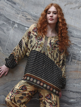 Fired Up Blouse - Border Spot