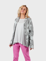 Tailored Jacket - Dark Grey Print