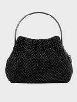 Whitney Crystal Top Handle - Black