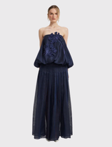Juno Pleated Pants - Midnight