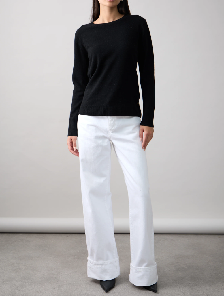 Essential Slim Crew - Jet Black