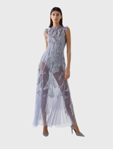 Ophelia Gown - Silver Mauve