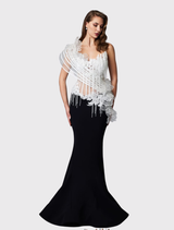 Dress - Black/White Model No: 5837