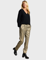 Beluca Straight Leg Trousers - Gold