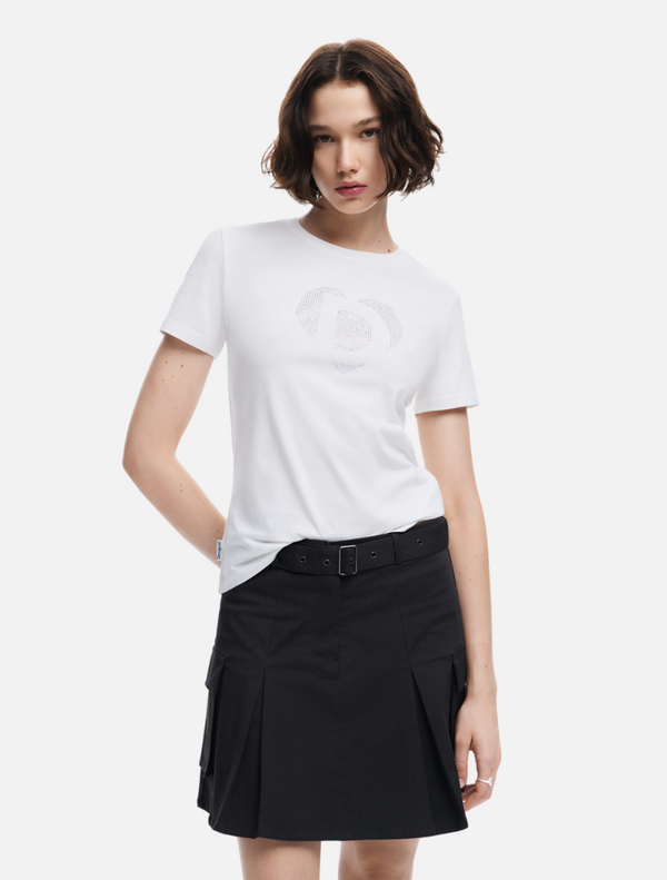 White Tee - Glitter