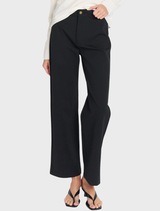 Fly Front Pant - Black