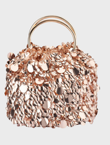 Vera Sequin Top Handle - Blush