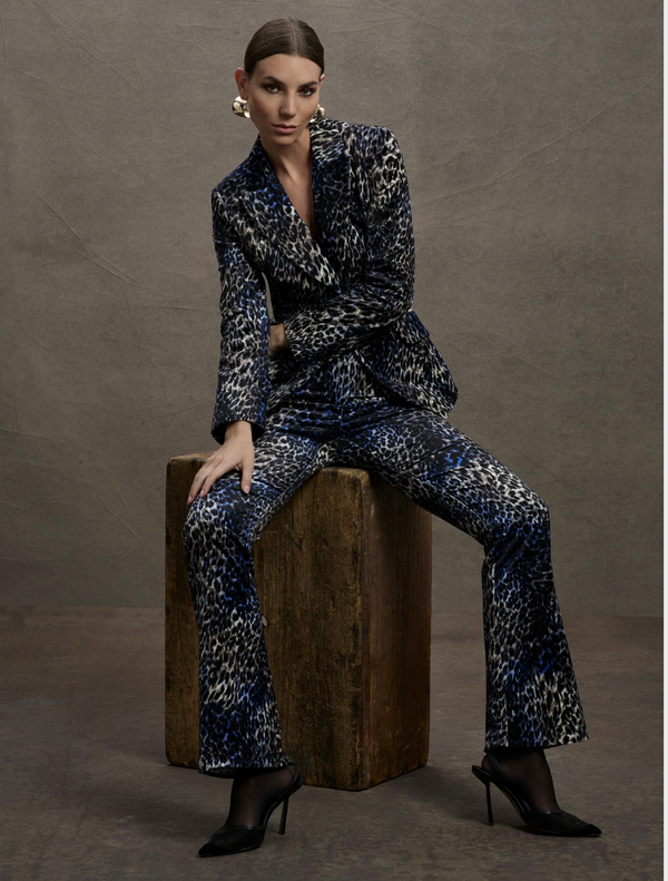 Leo Pant - Chocolate-Blue