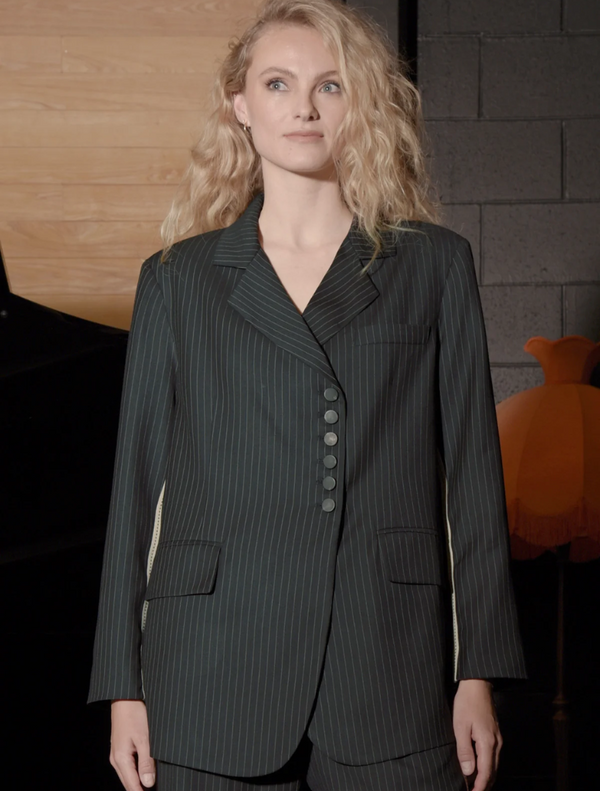 Trail Blazer Blazer - Ink Pinstripe