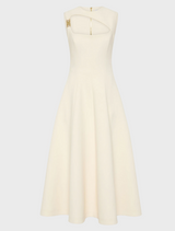 Freyja Midi Dress - Cream