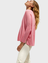 Camille V Neck Sweater - Ballerine